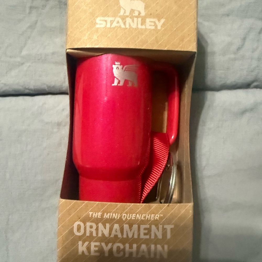 Stanley Vibrant Red Mini Quencher Keychain